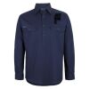 Mens Close Front Long Sleeve 150G Work Shirt Thumbnail