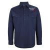 Mens Close Front Long Sleeve 150G Work Shirt Thumbnail
