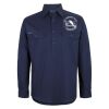 Mens Close Front Long Sleeve 150G Work Shirt Thumbnail