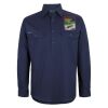 Mens Close Front Long Sleeve 150G Work Shirt Thumbnail